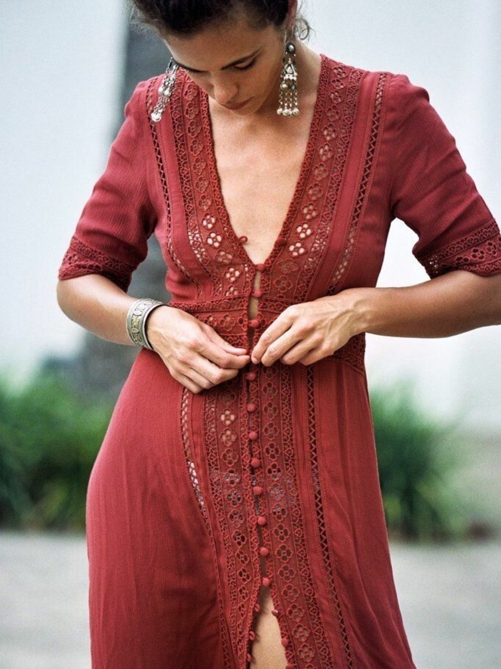 Arnhem Button Up Midi Dress